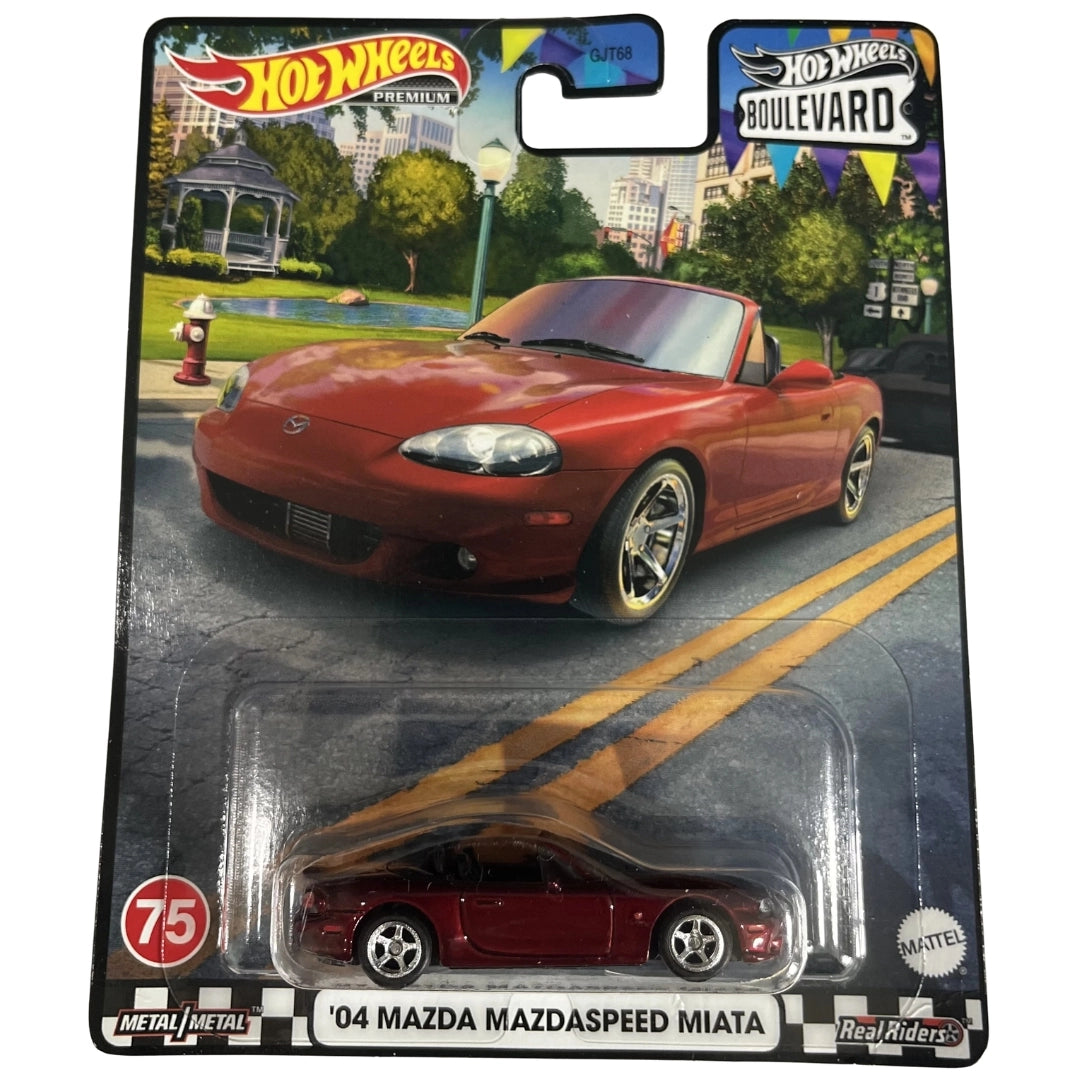 Hot Wheels 1:64 '04 Mazda Mazdaspeed Miata Classic Red