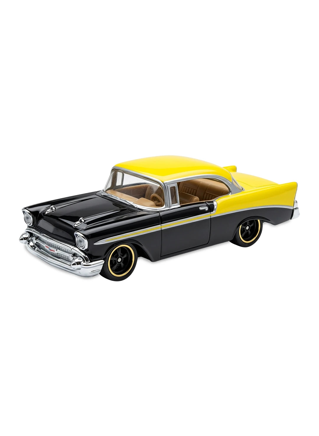 Hot Wheels Larry's Garage 2009 Chevrolet '56 Chevy 1:64 – Black & Yellow