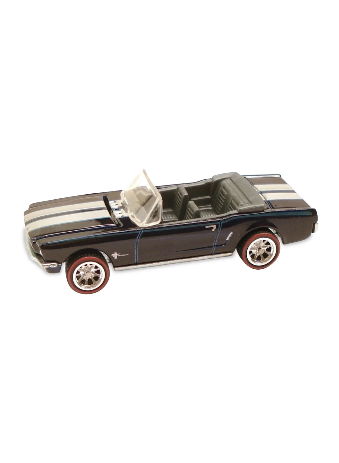 Hot Wheels Ford Garage 2011 Ford '65 Mustang Convertible 1:64 – Dark Blue