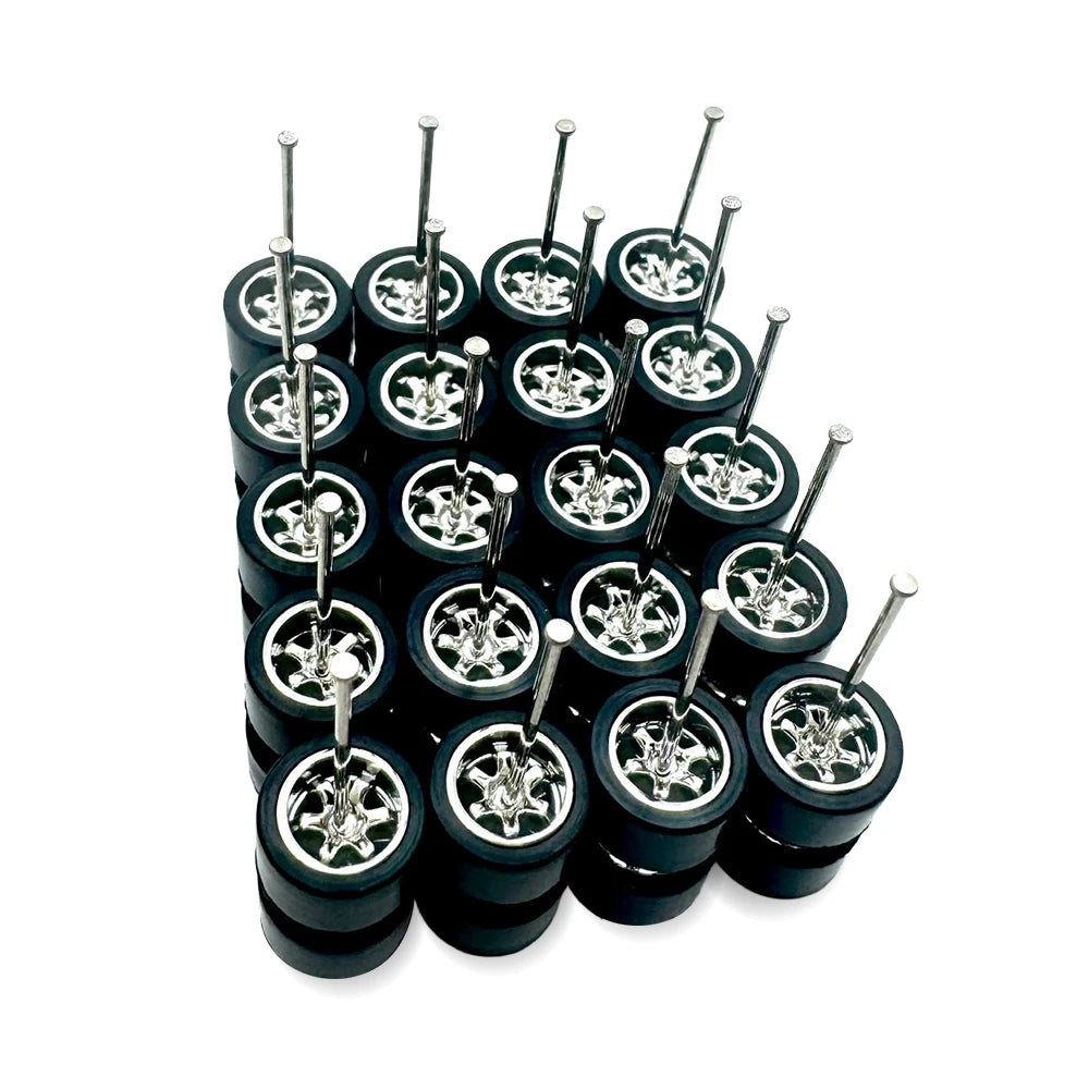 10 pack of 9mm Chrome Te37 Electroplated (For Tooned, Ae86 & Others)