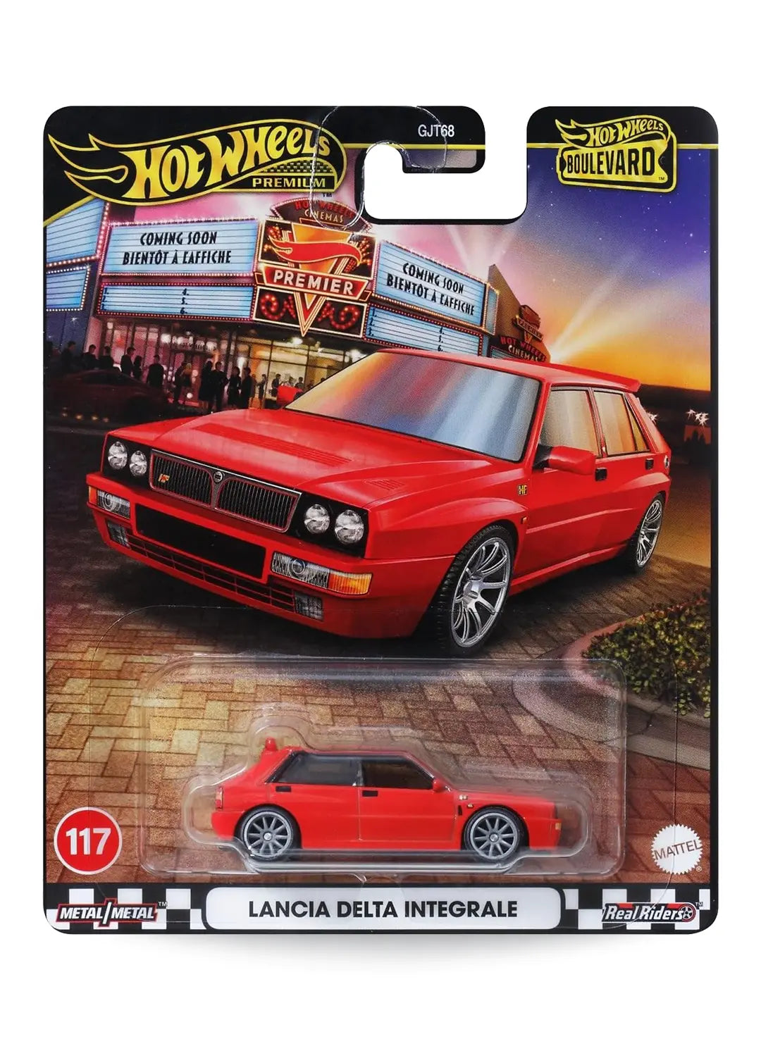 Hot Wheels Boulevard (After 2013) – 2025 Lancia Delta Integrale 1:64 - Red