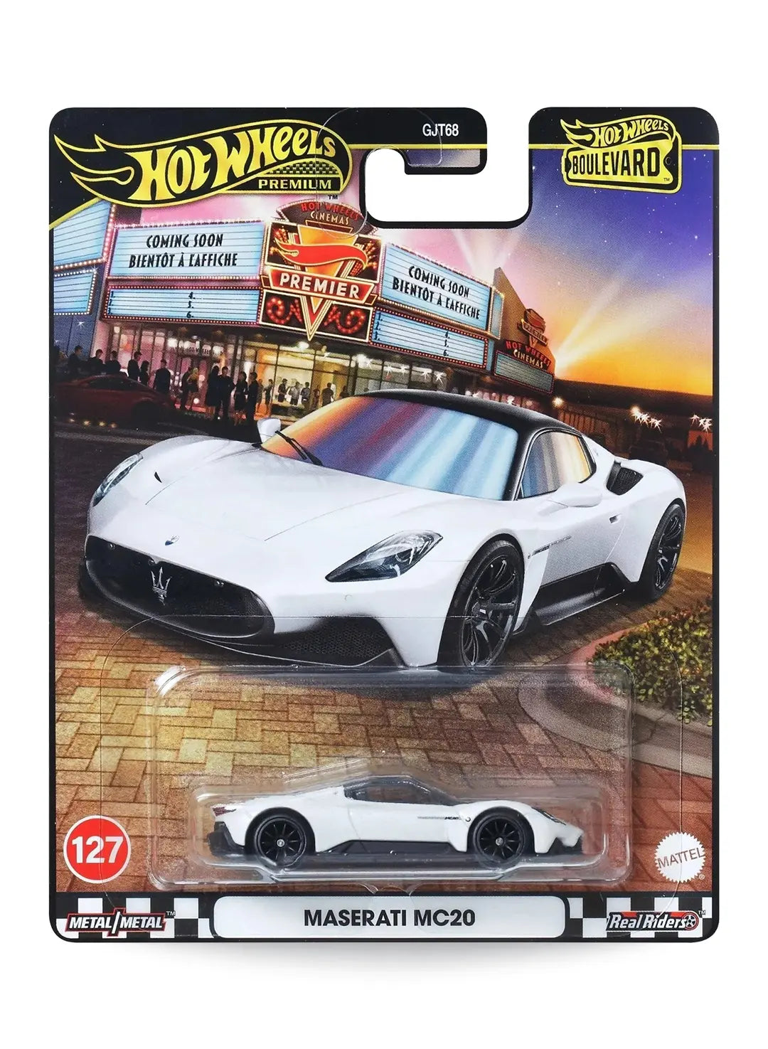 Hot Wheels Boulevard (After 2013) – 2025 Maserati MC20 1:64 - Bianco Audace