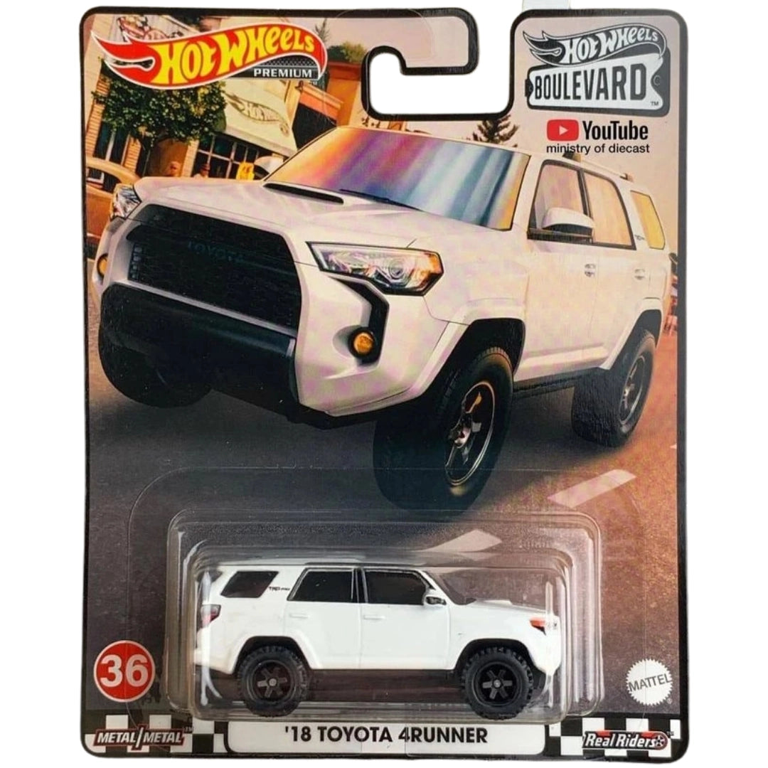 Hot Wheels 1:64 '18 Toyota 4Runner White