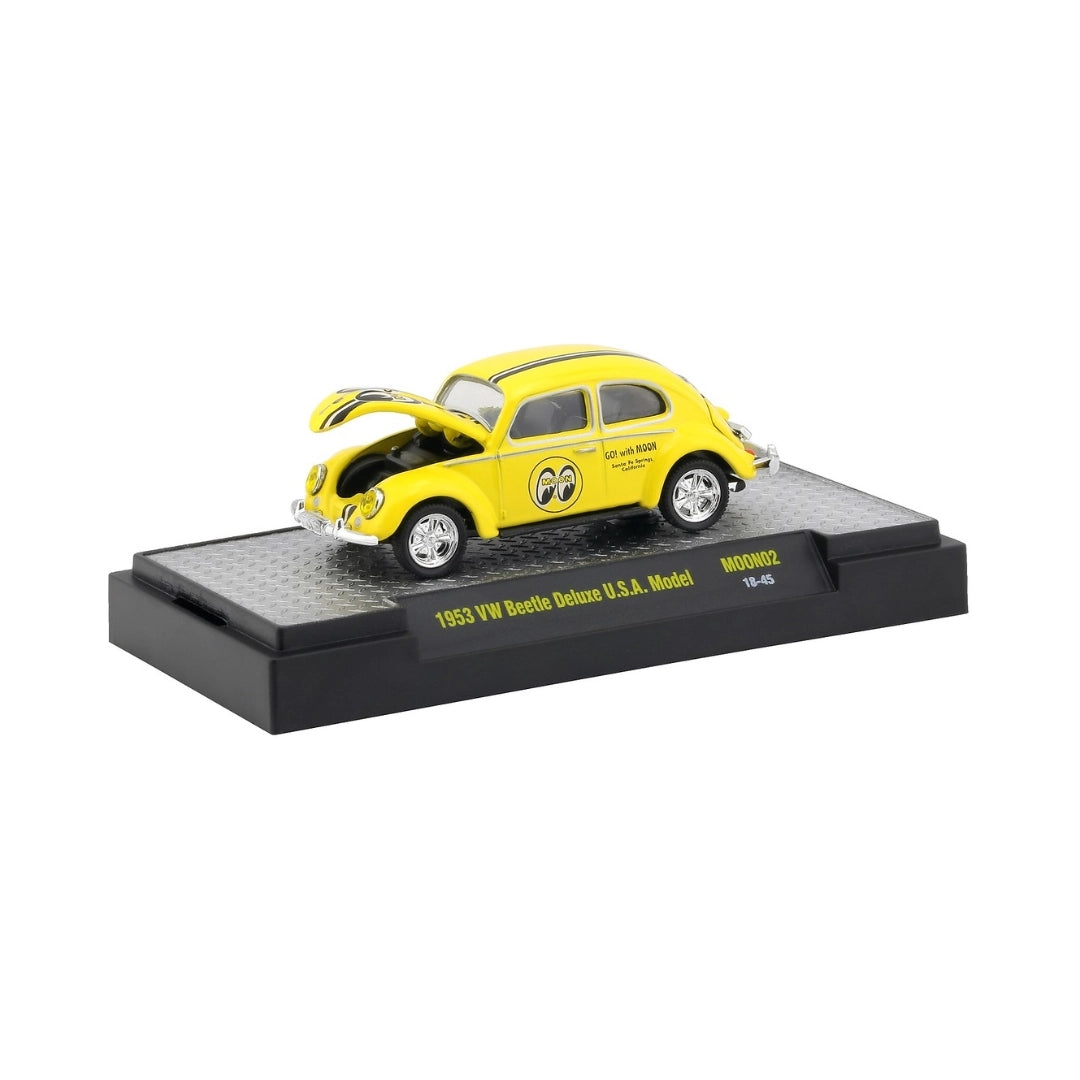 1953 VW Beetle Deluxe U.S.A. Model - Yellow (Moon Release MOON02)