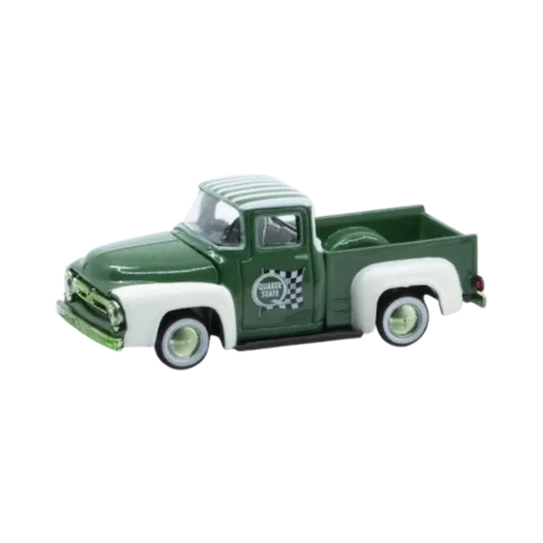 1956 Ford F-100 Truck – Green/White (Green Chrome Rims & Details)