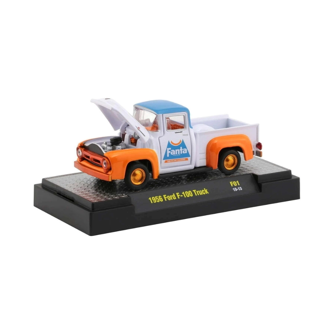 1956 Ford F-100 Truck – Orange/White (Fanta Livery, Opening Hood – Chase)