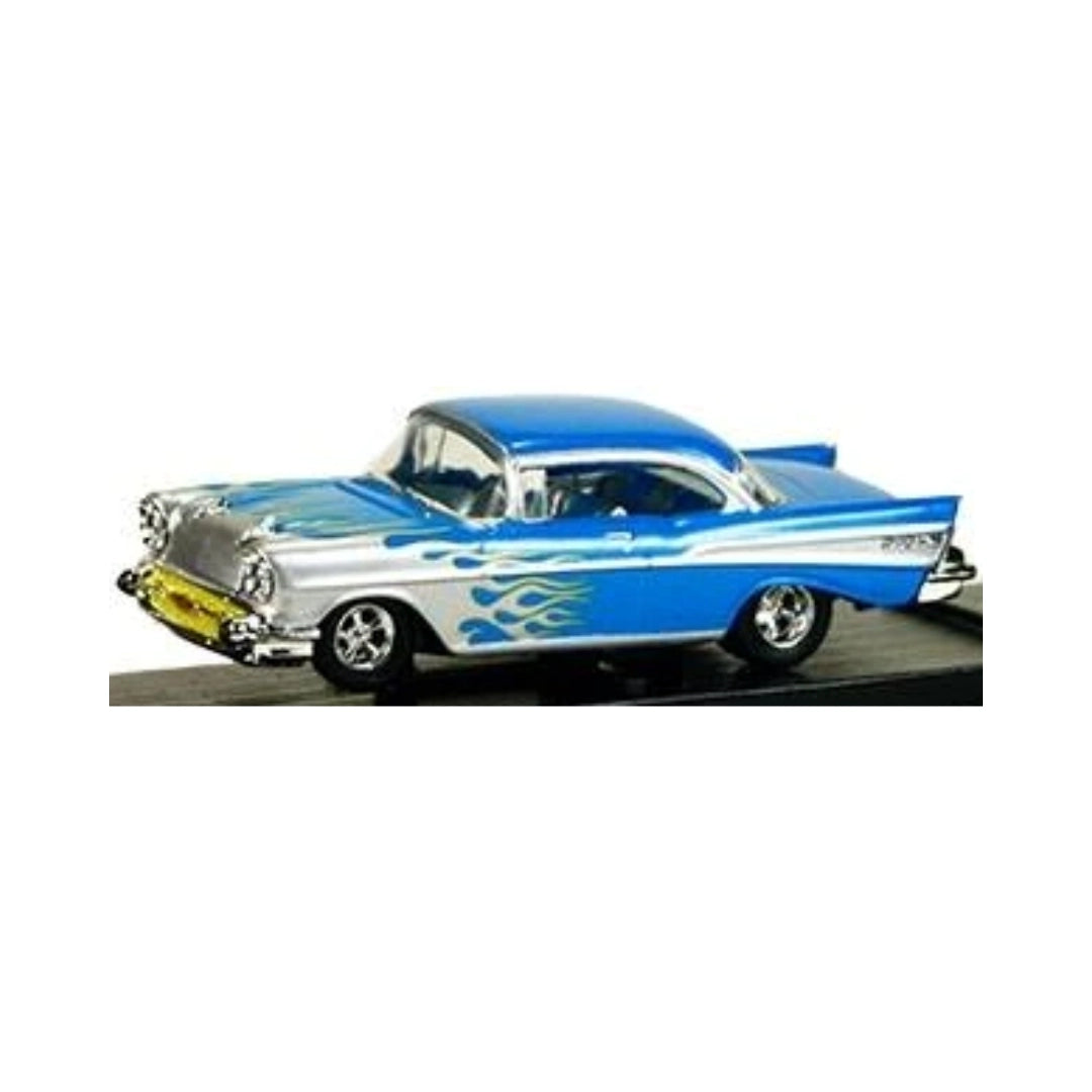 1957 Chevrolet Bel Air - Blue & White Flames (Auto-Haulers Release 17)
