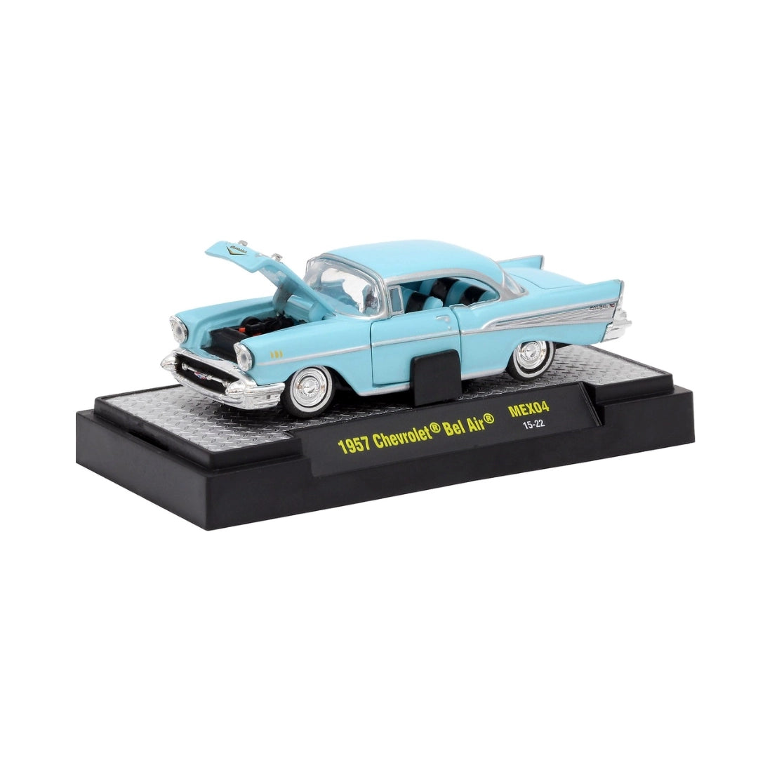 1957 Chevrolet Bel Air - Light Blue (Clamshell Blister Packaging)