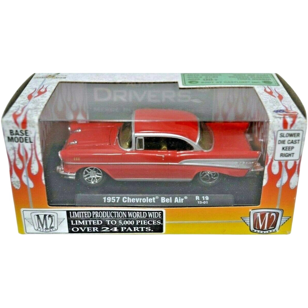 1957 Chevrolet Bel Air - Red/White (Auto-Drivers Box)