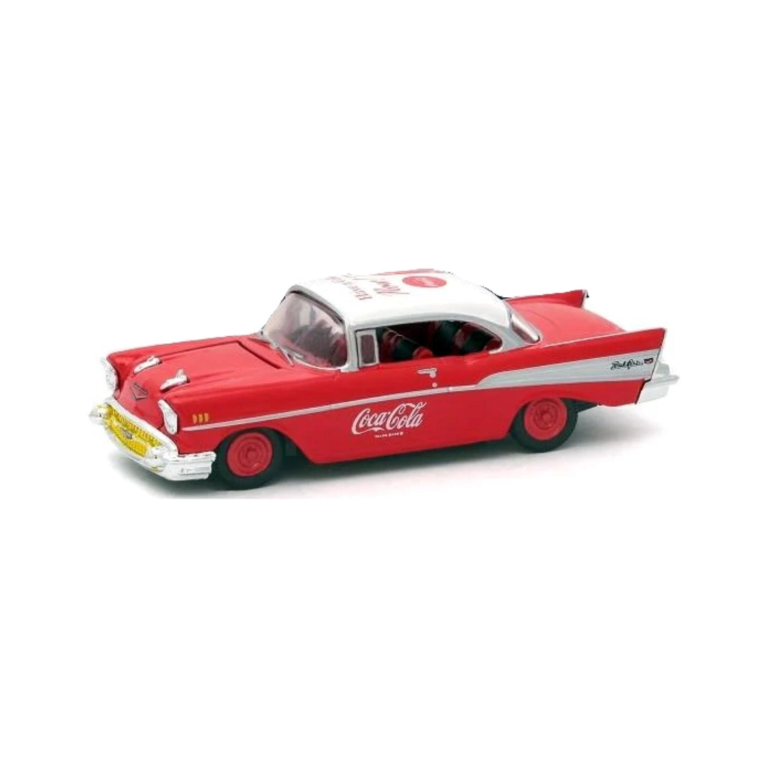 1957 Chevrolet Bel Air - Red & White “Coca-Cola” (Auto-Haulers 50B01)