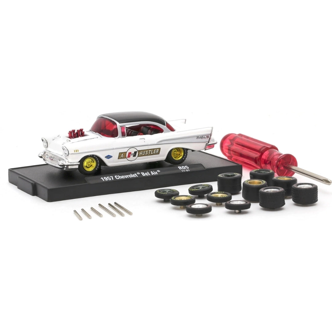 1957 Chevrolet Bel Air - White (Auto-Wheels Release 05 Chase)