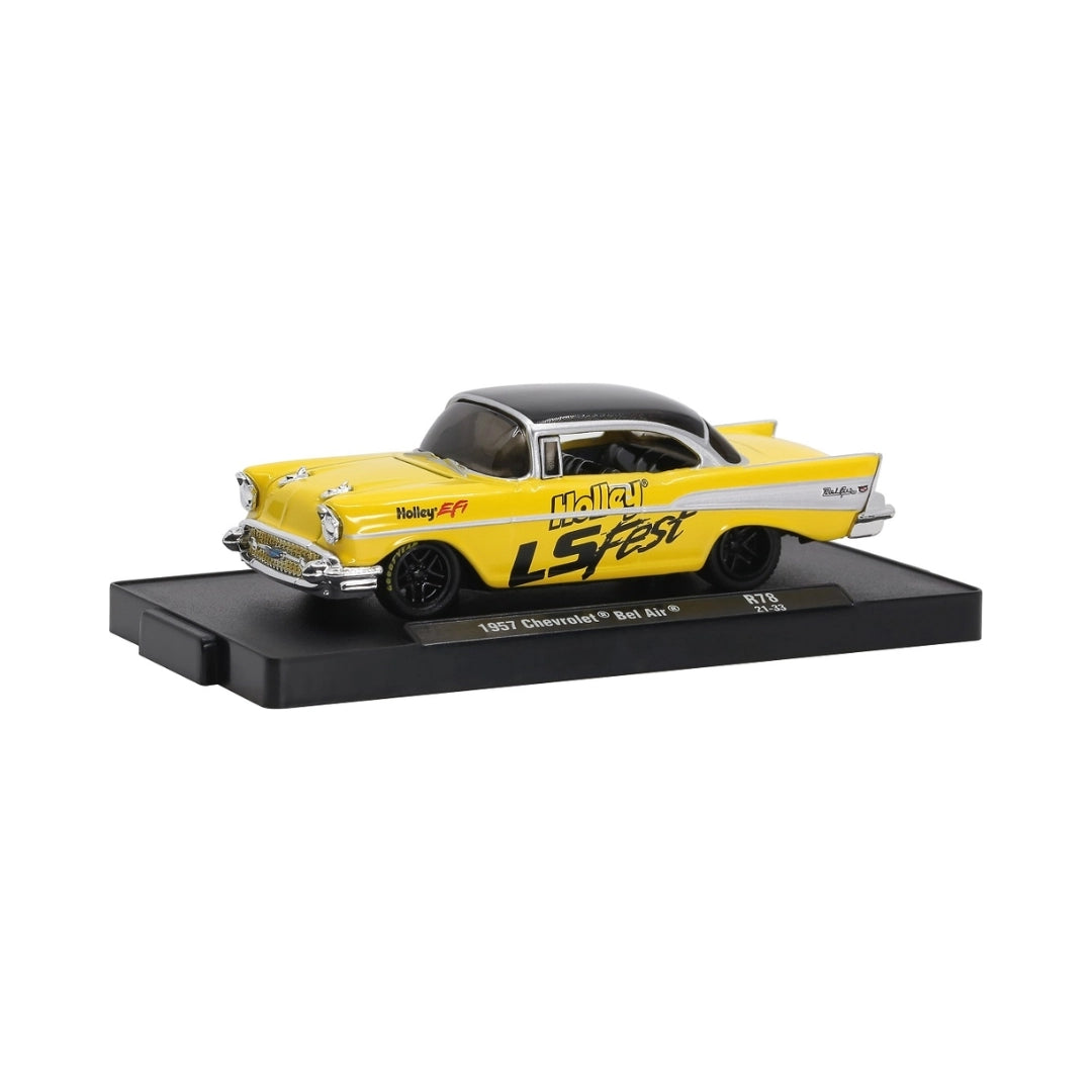 1957 Chevrolet Bel Air - Yellow & Black “LS Fest” (Auto-Drivers Release 78)