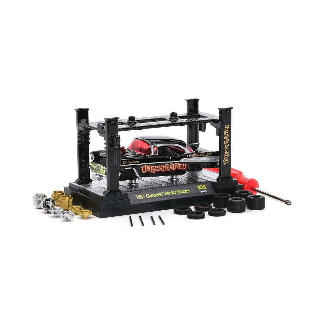 1957 Chevrolet Bel Air Gasser - Black & Red “Unrestrained” (Model-Kit Release 39)