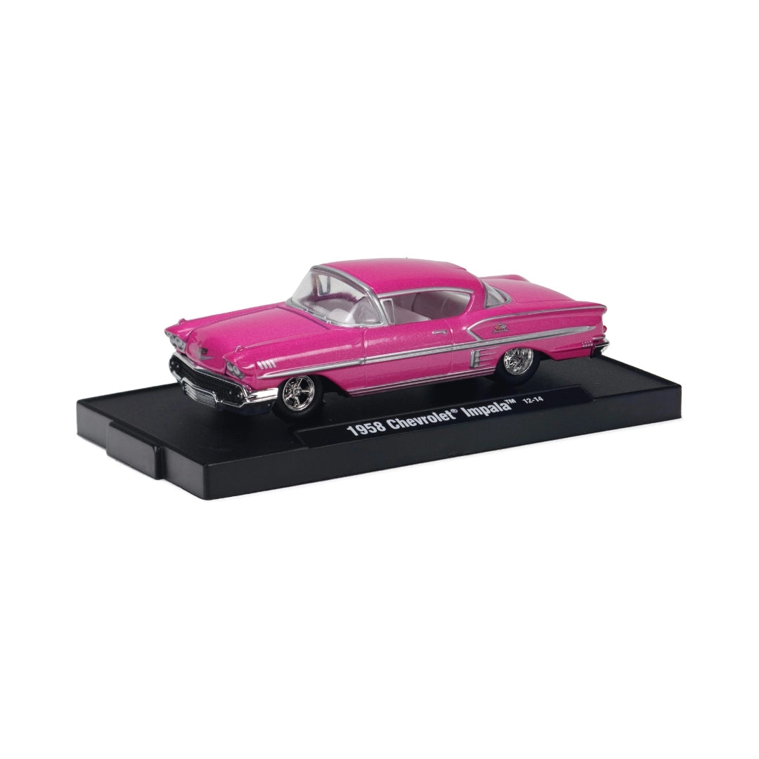 1958 Chevrolet Impala Pink (Blister Card)