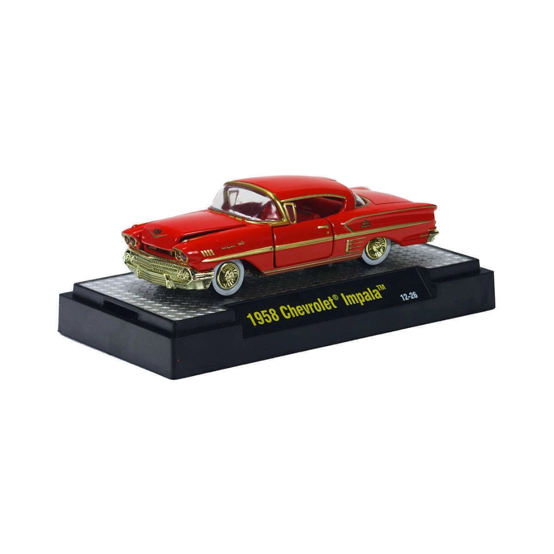 1958 Chevrolet Impala Red (Clamshell Blister)