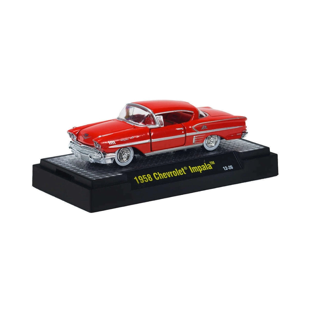 1958 Chevrolet Impala Red (Clamshell Blister)