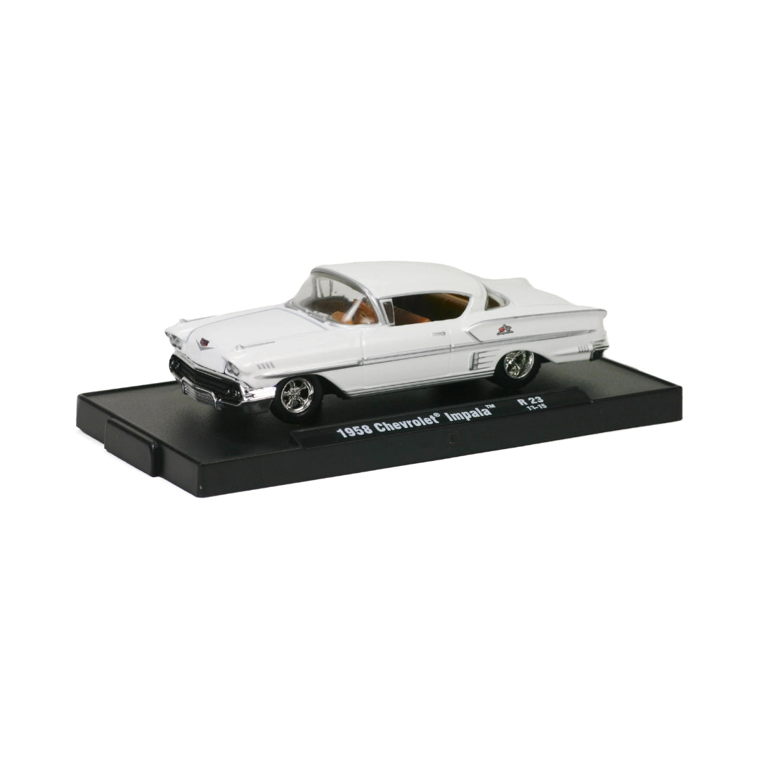 1958 Chevrolet Impala White (Blister Card)