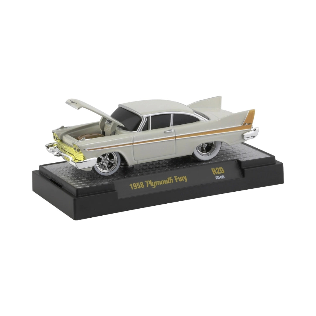 1958 Plymouth Fury - White/Gold Stripe