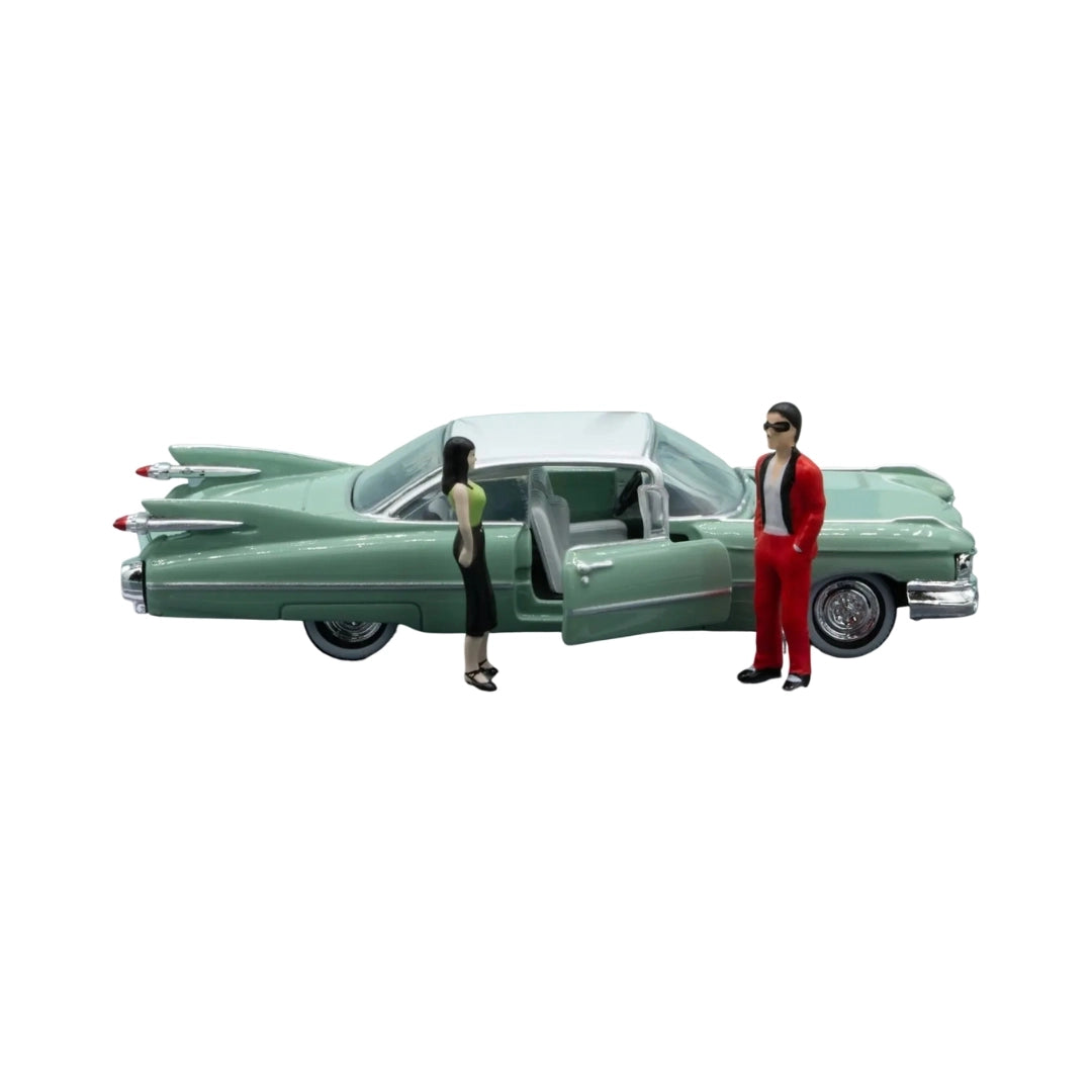1959 Cadillac Series 62 – Silver Chrome Rims & Details
