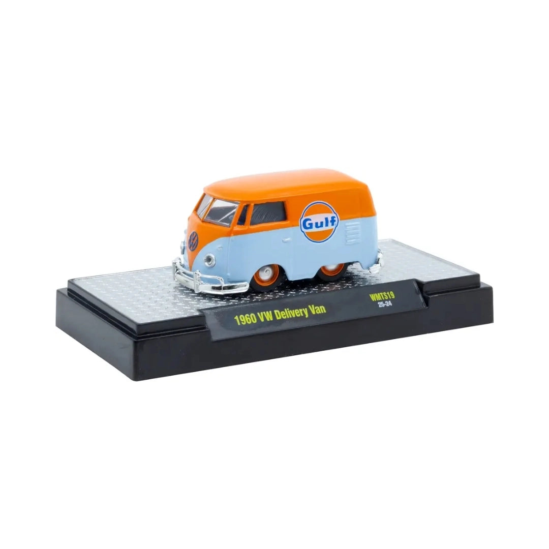 1960 VW Delivery Van - Gulf Orange & Light Blue (Walmart Exclusive WMTS19)