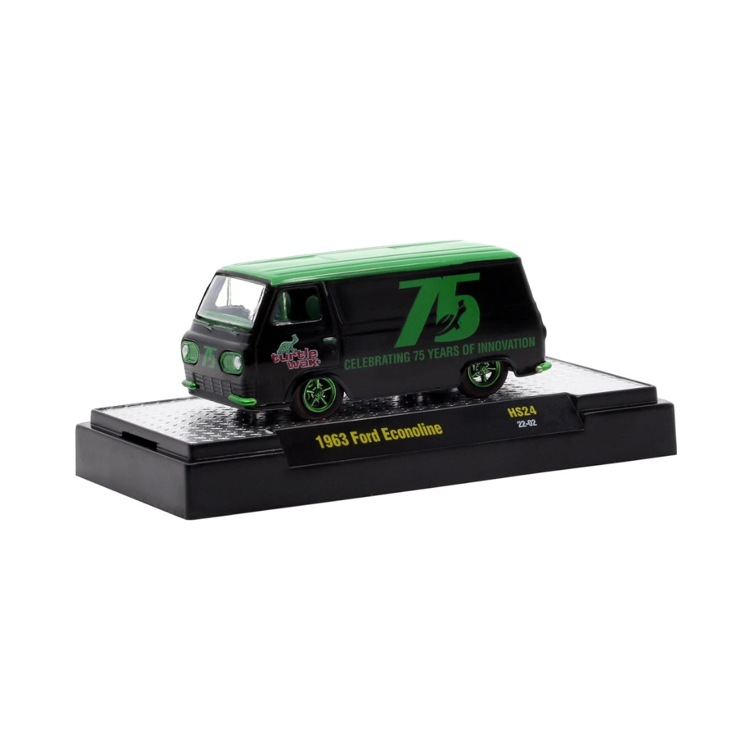 1963 Ford Econoline - Black/Green (75 Years, Green Chrome Details & Rims, Green Interior - Chase)