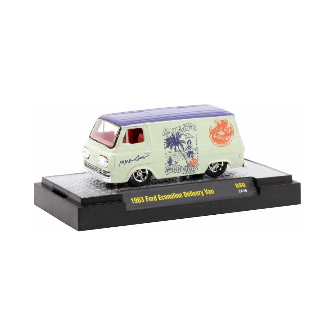 1963 Ford Econoline Delivery Van - Light Green/Purple (Maui and Sons)