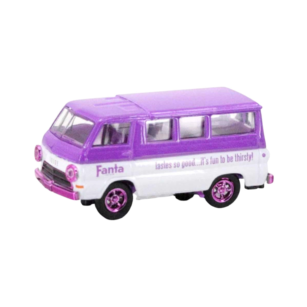 1964 Dodge A100 Camper Van - Purple (Chase, Pink Chr Rims)