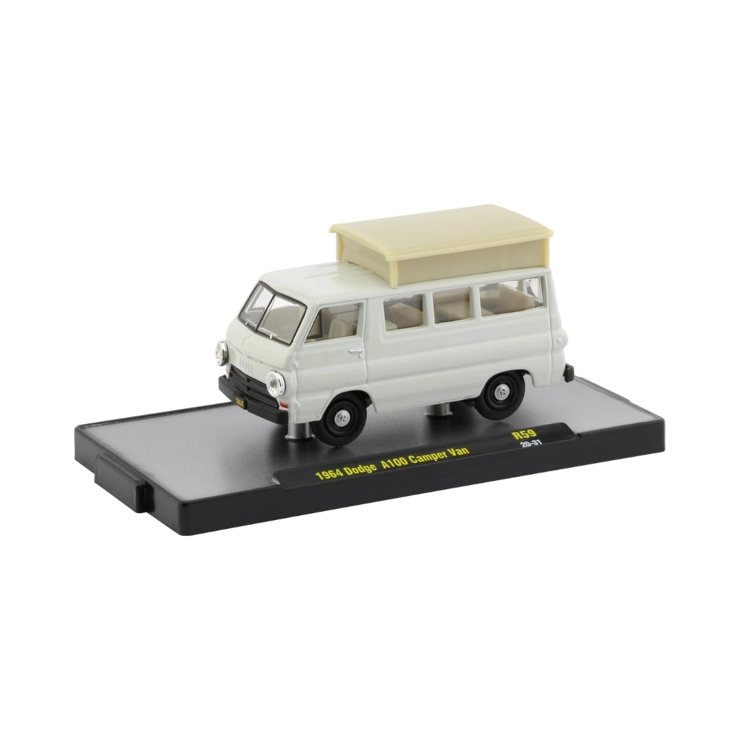 1964 Dodge A100 Camper Van - White (Pop-Top, Display Base)