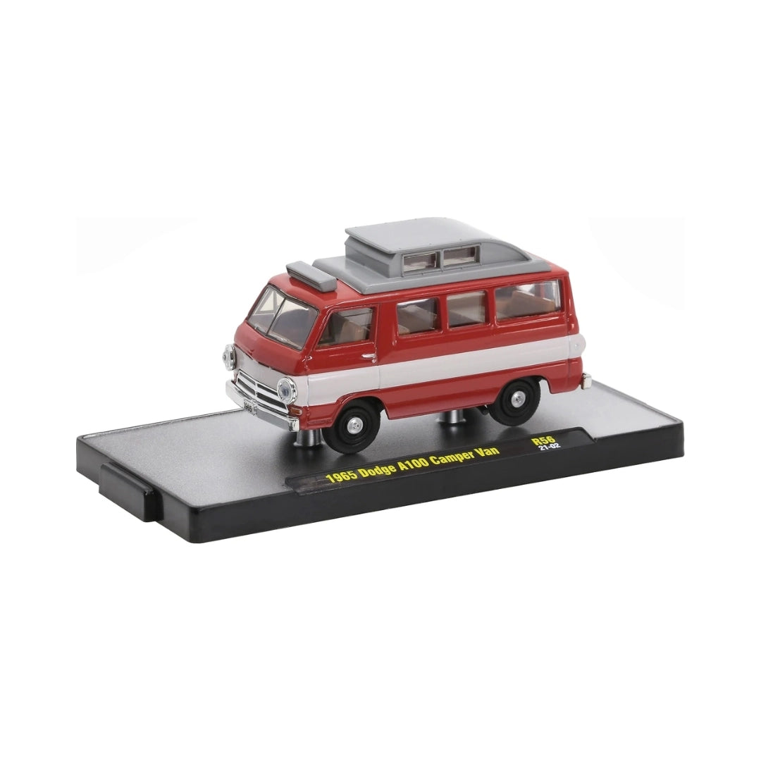 1965 Dodge A100 Camper Van - Red/White (Pop-Top, Detroit-Muscle)