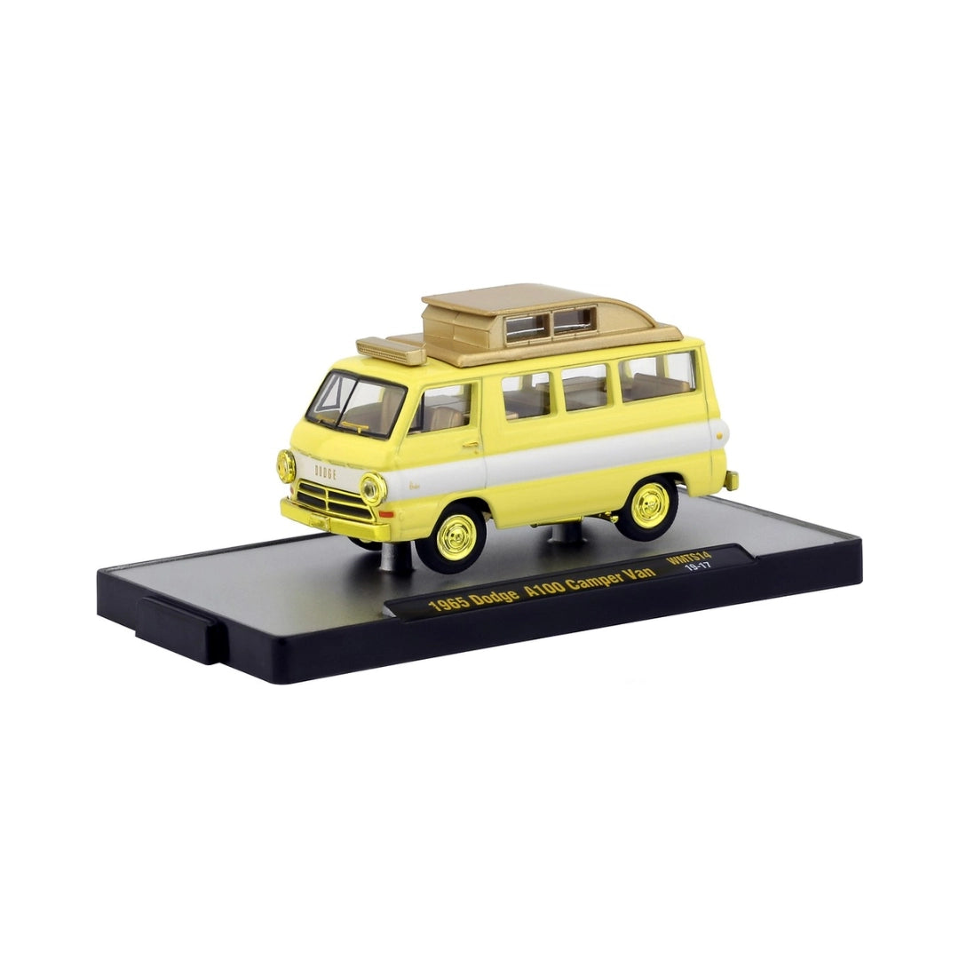 1965 Dodge A100 Camper Van - Yellow/White (Chase, Yellow Chr)