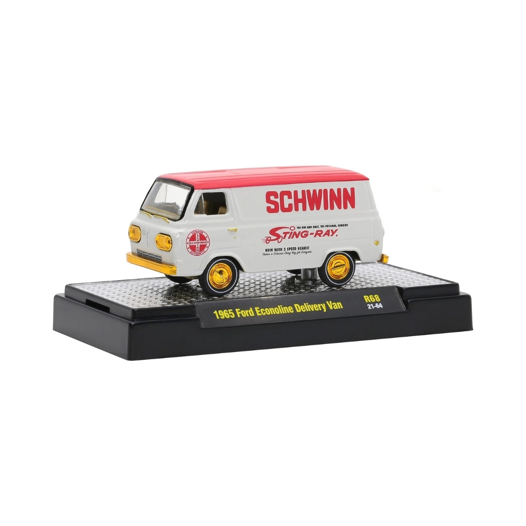 1965 Ford Econoline Delivery Van - White/Red (Schwinn - Chase)