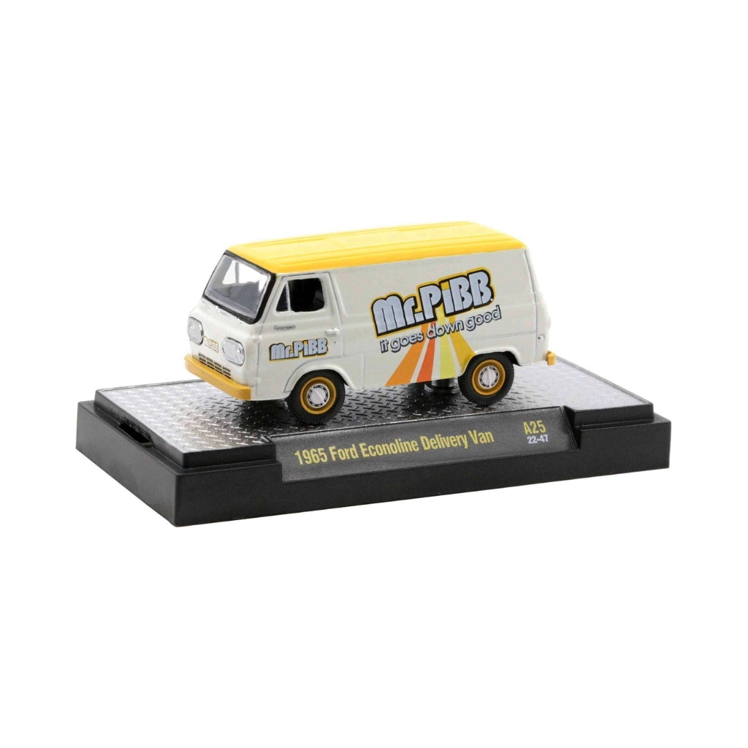 1965 Ford Econoline Delivery Van - White/Yellow (Mr. Pibb)