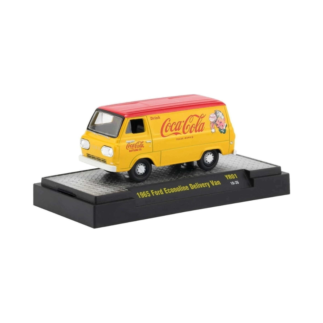 1965 Ford Econoline Delivery Van - Yellow/Red (Coca-Cola)