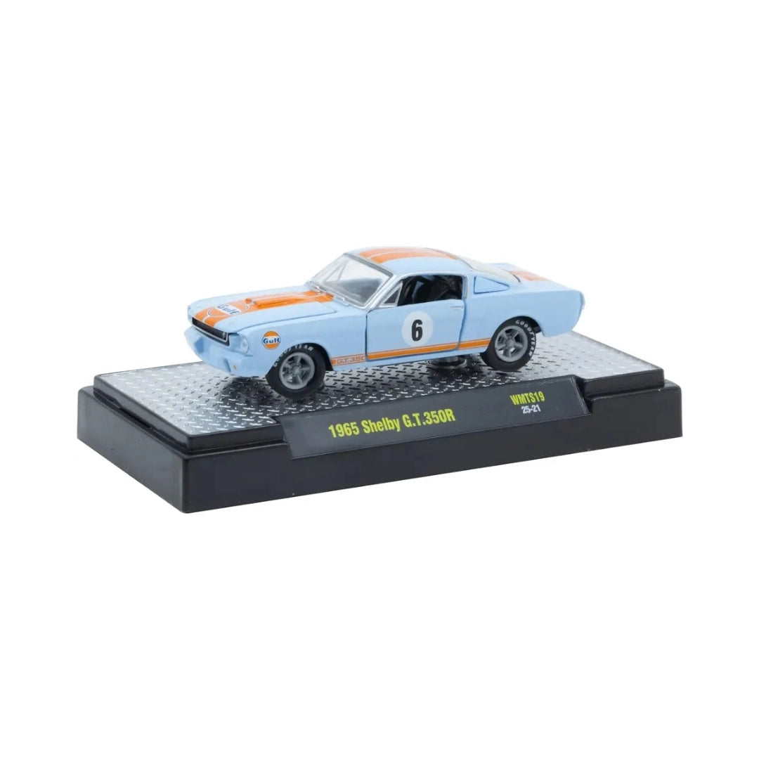 1965 Shelby G.T.350R - Light Blue with Orange Graphics (#6)