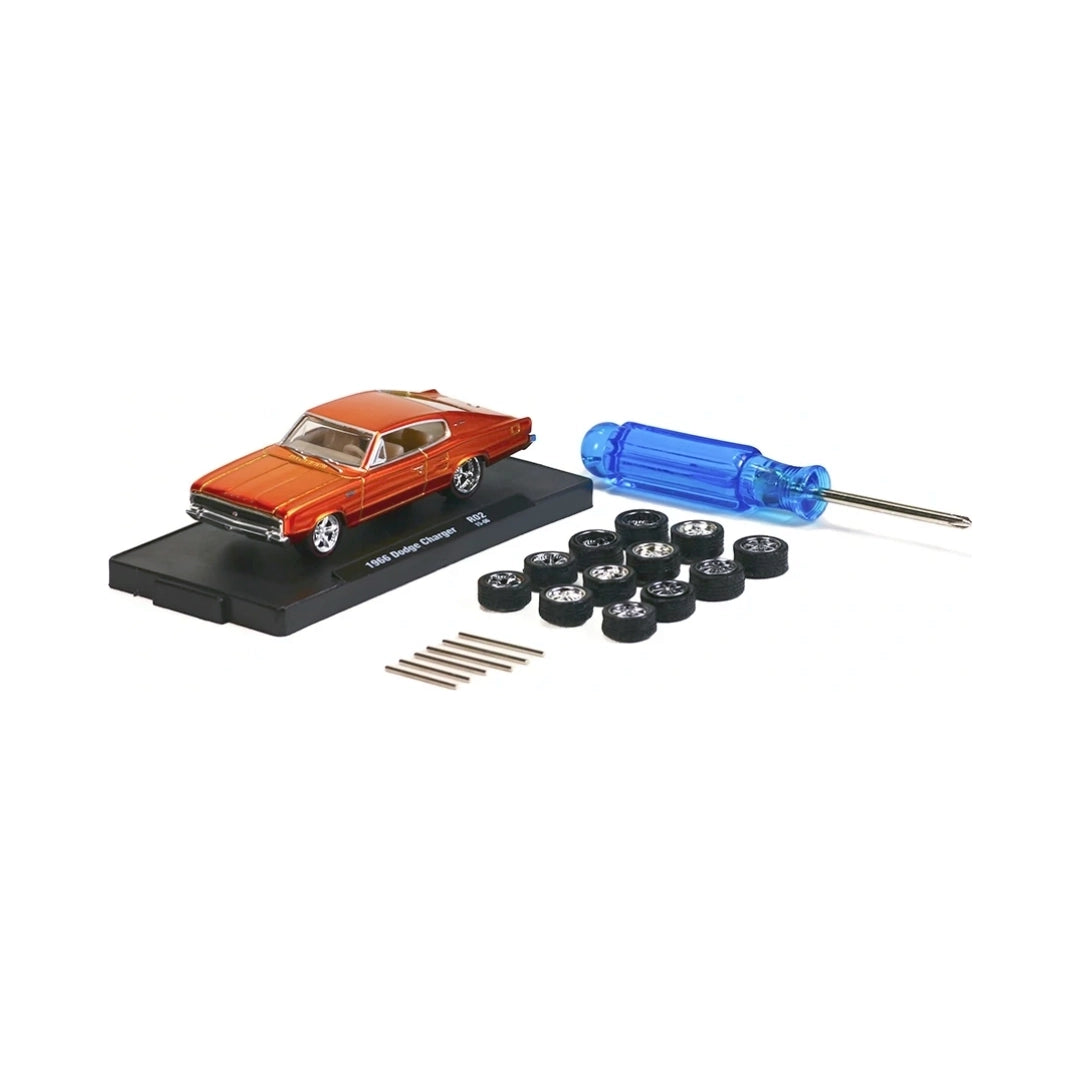 1966 Dodge Charger - Orange (Auto-Wheels Release 02, Foose Design)
