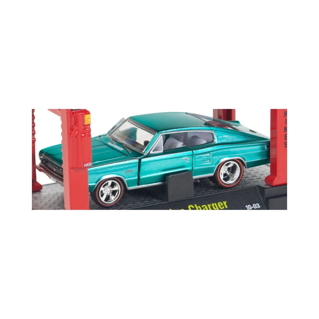 1966 Dodge Charger - Teal (Auto-Lift Release 03 / Set)