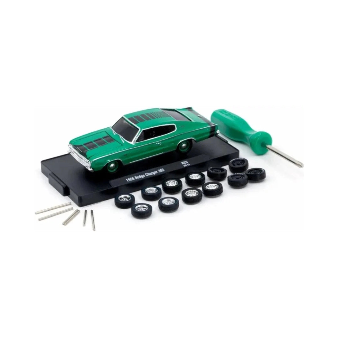 1966 Dodge Charger 383 - Green (Auto-Wheels / Tool Kit Version)
