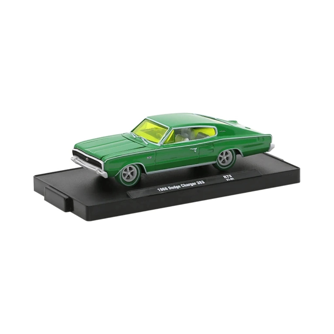 1966 Dodge Charger 383 - Green (Chase / Blister Card)
