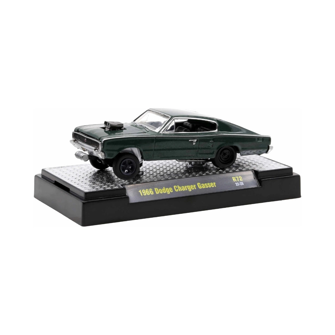 1966 Dodge Charger Gasser - Dark Green (Gassers Series Release 72)