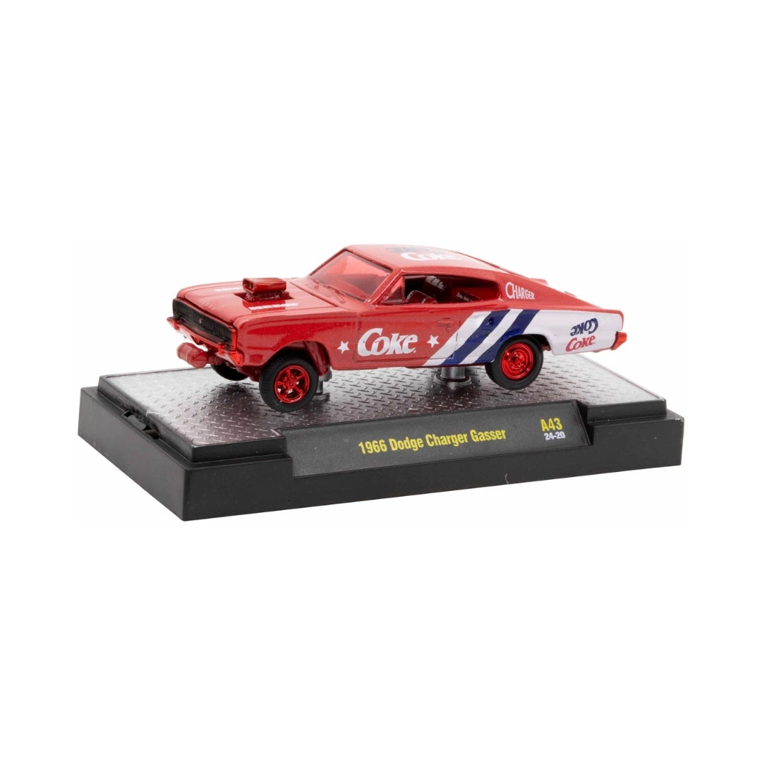 1966 Dodge Charger Gasser - Red (Coca-Cola Livery / Chase - Red Rims)