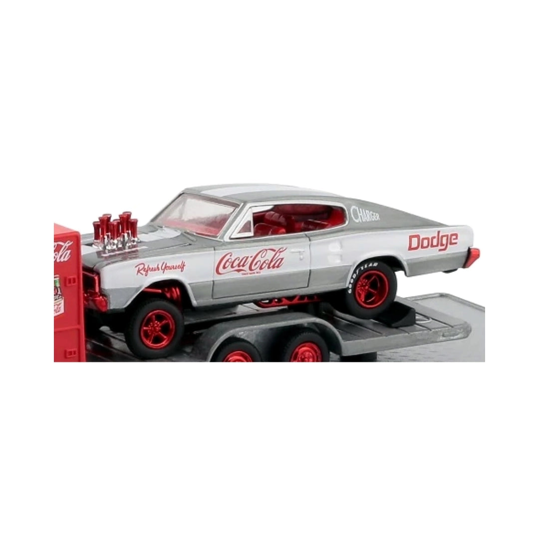 1966 Dodge Charger Gasser - Silver & Red (Coca-Cola Auto-Haulers / Super Chase)