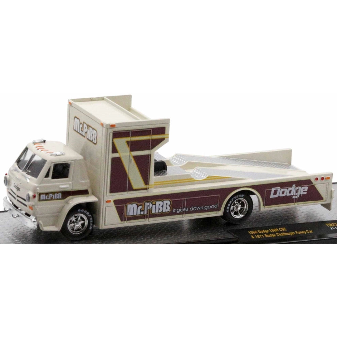 1966 Dodge L600 COE - White & Brown Mr. Pibb
