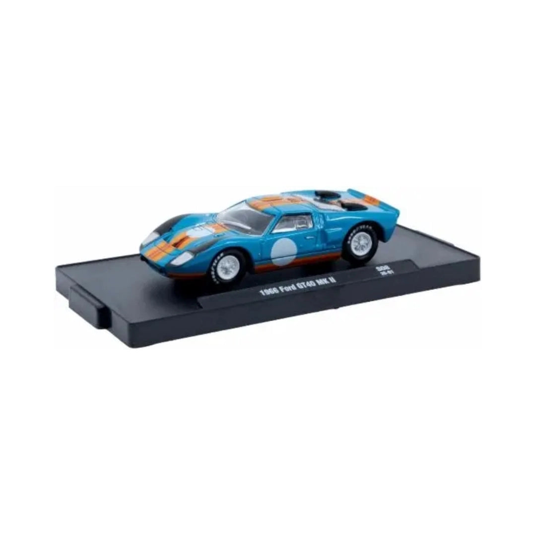 1966 Ford GT40 MK II - Blue (White Rims, Black Tires & Interior)