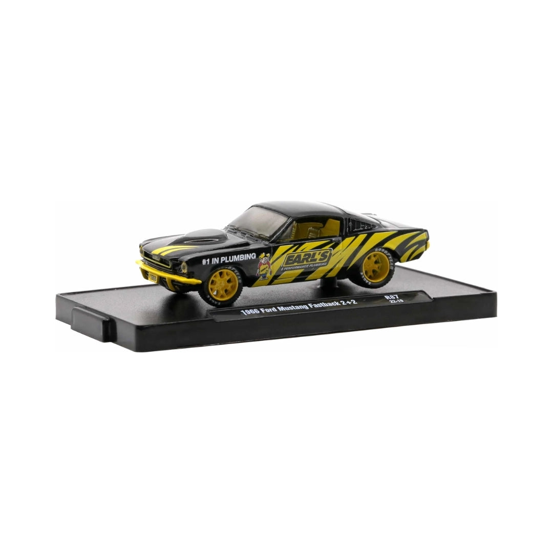 1966 Ford Mustang Fastback 2+2 - Black & Yellow (Earl’s Performance) (Chase)
