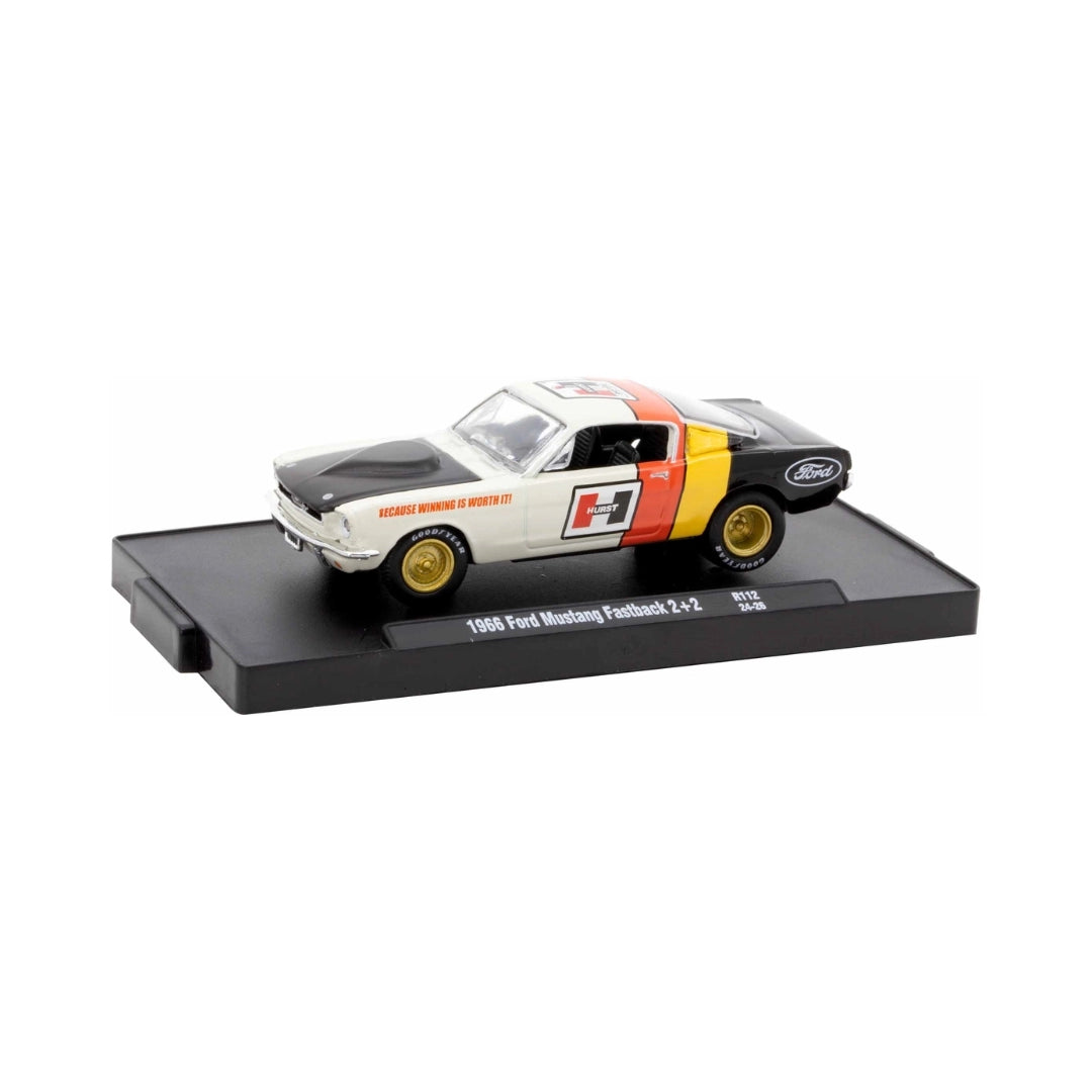 1966 Ford Mustang Fastback 2+2 - White, Orange & Black (#1)