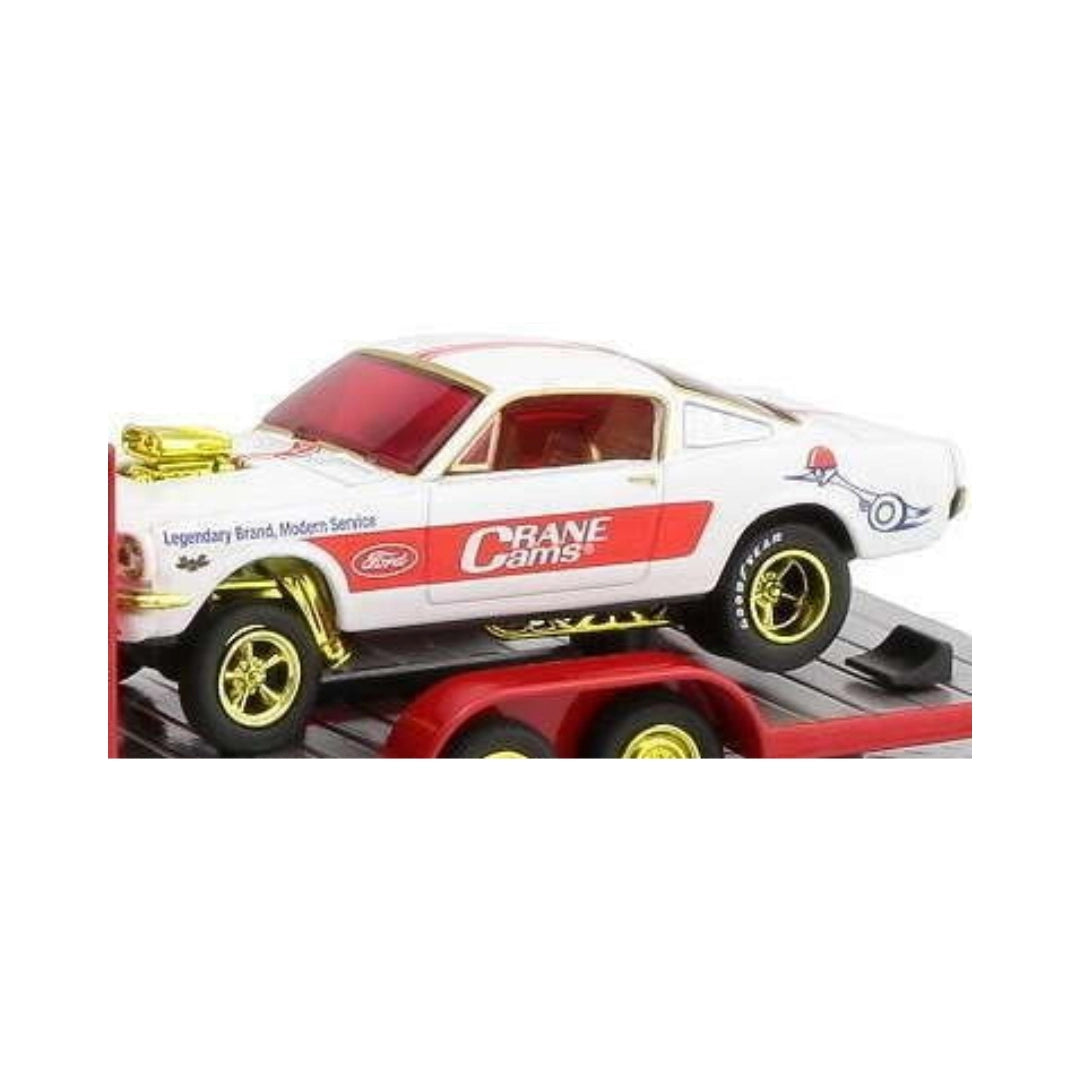 1966 Ford Mustang Gasser - White with Gold Chrome (Crane Cams) (Chase)