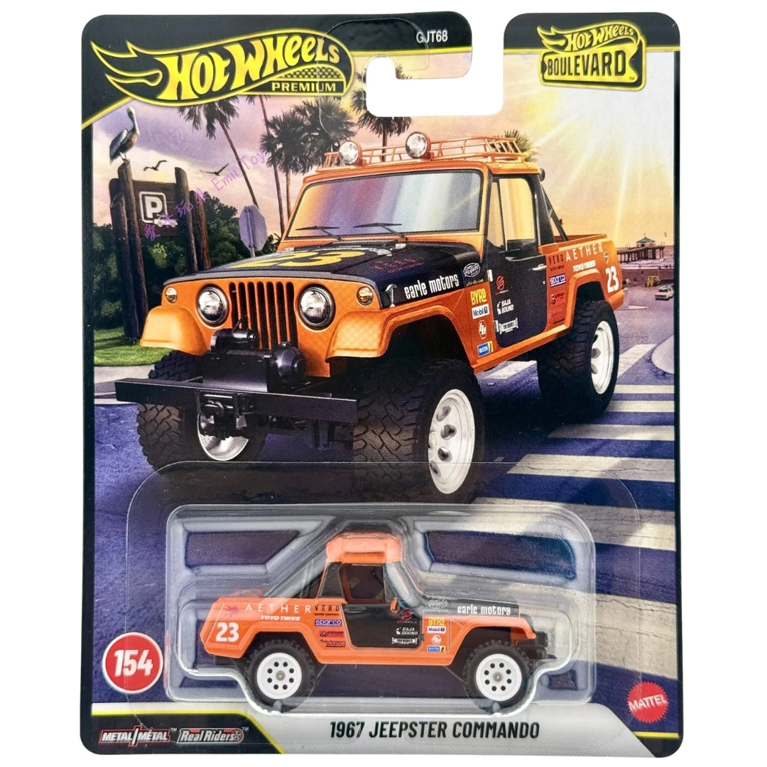 Hot Wheels 1:64 1967 Jeepster Commando Orange