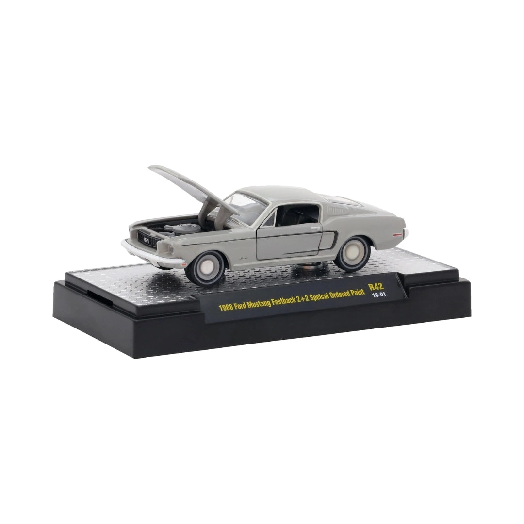 1968 Ford Mustang Fastback 2+2 Special Ordered Paint - Silver (Chase)