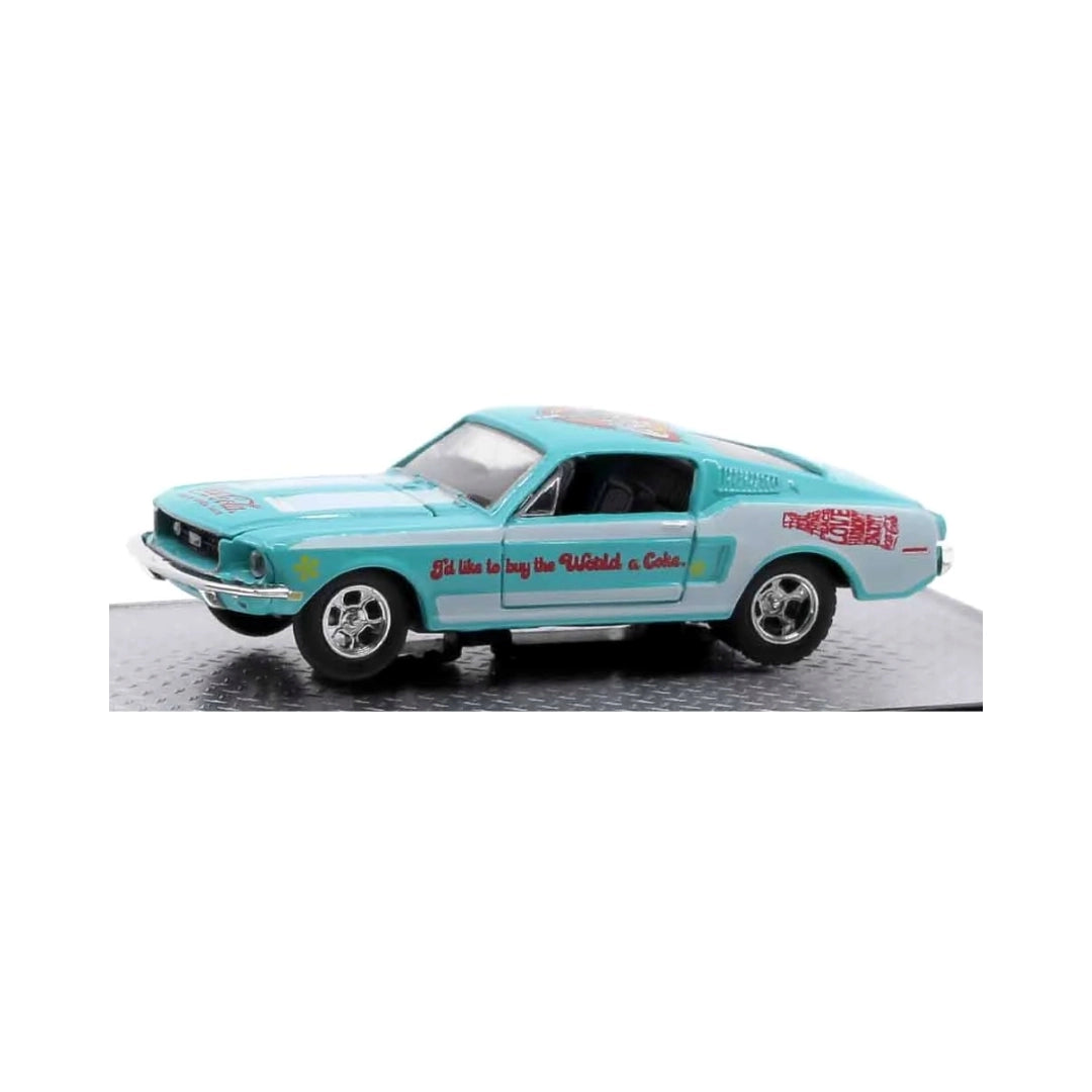 1968 Ford Mustang GT - Aqua Blue (Coca-Cola Deco)