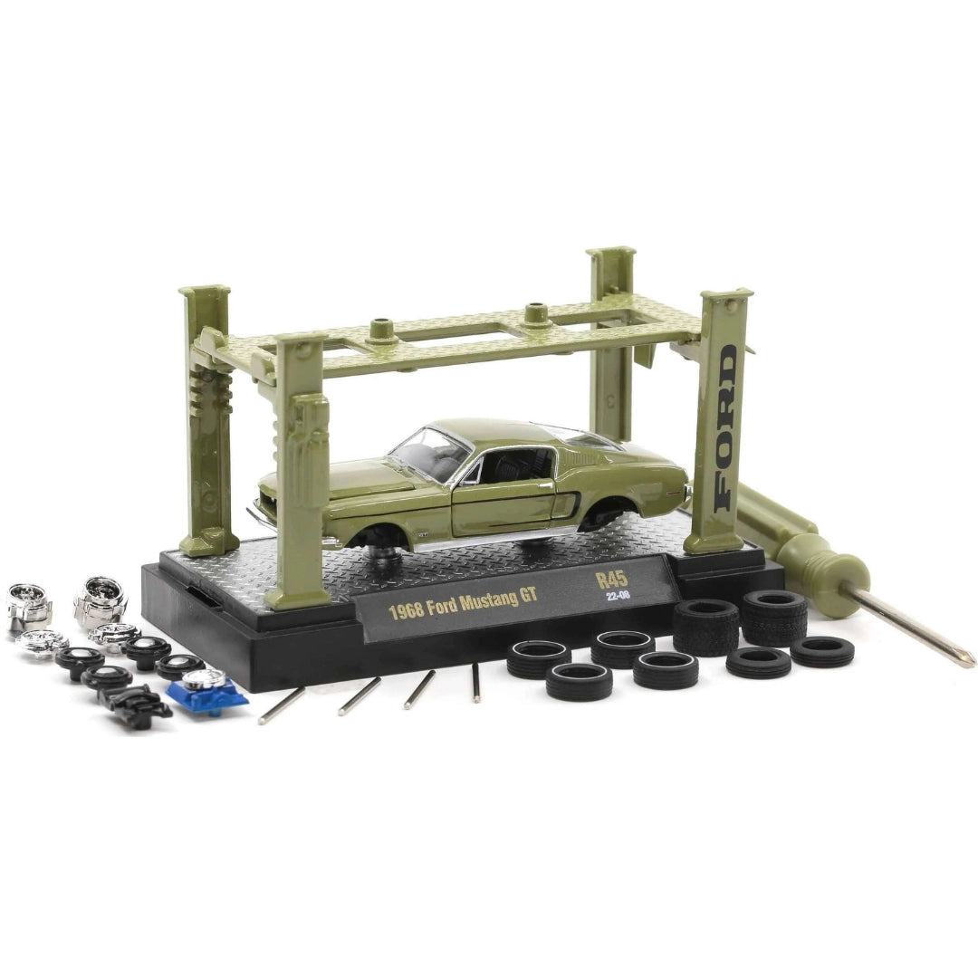 1968 Ford Mustang GT - Olive Green (Model Kit)